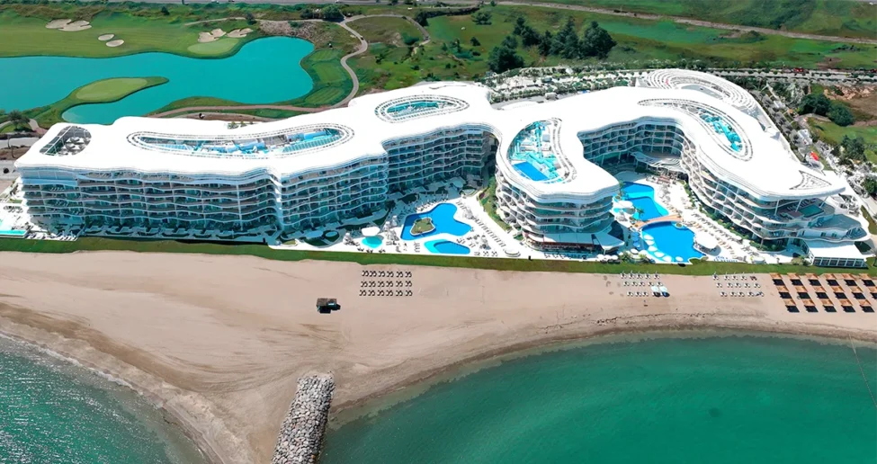 St. Regis Al Mouj Luftansicht