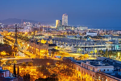 Spanien Barcelona by night Spanien Barcelona by night