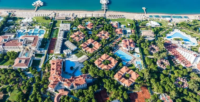 Sirene Belek Hotel Luftansicht